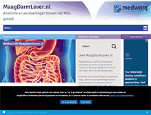 Tablet Screenshot of maagdarmlever.nl